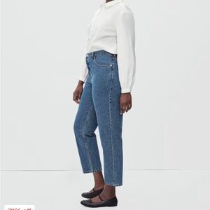 Everlane The Curvy 90's Cheeky Straight Cropped Jeans Size 29